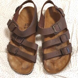 Brown Birkenstock sandals